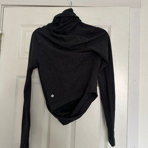 Lululemon Drape Front Wrap Sweater Sz 6